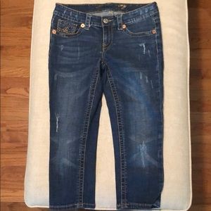 Seven 7 Distressed Jean Capris